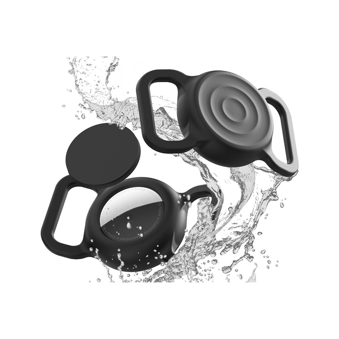 2Pcs Dog Collar Holder For Apple AirTag Silicone Air Tags Protective Case