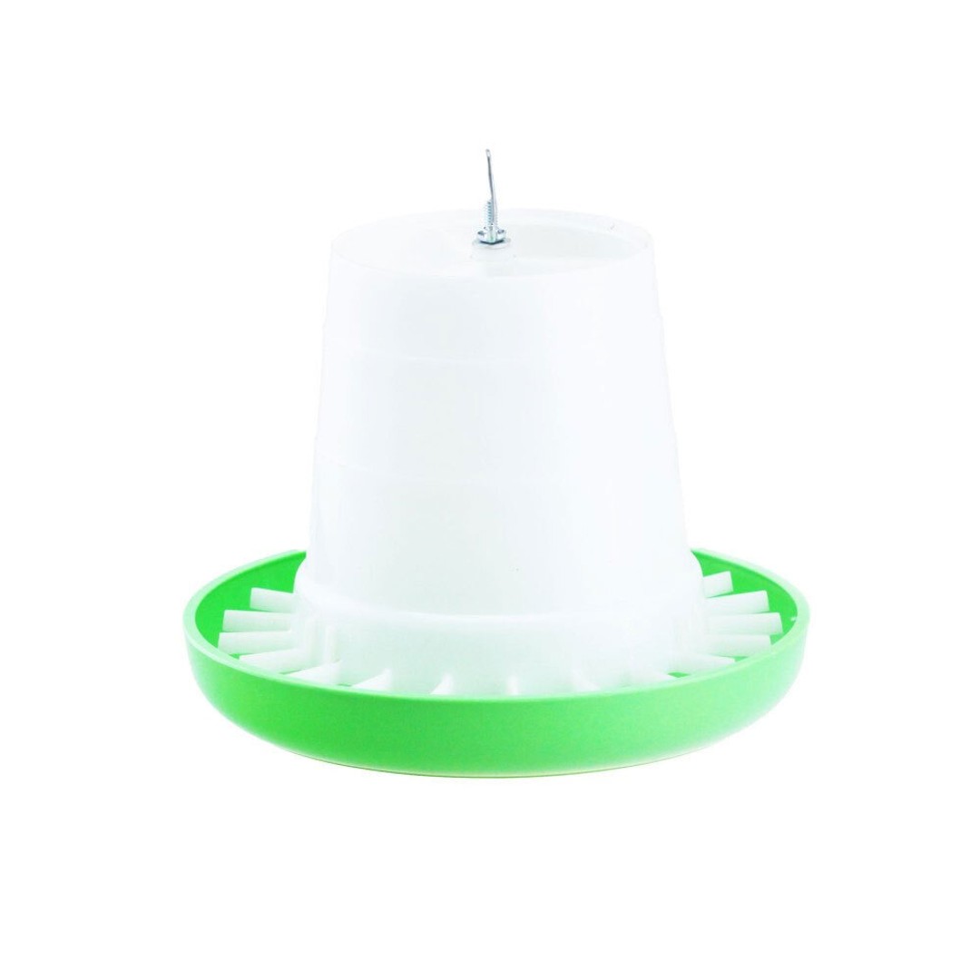 4pc Show Master Green and White Poultry/Bird Suspension Feeder 124A 5KG