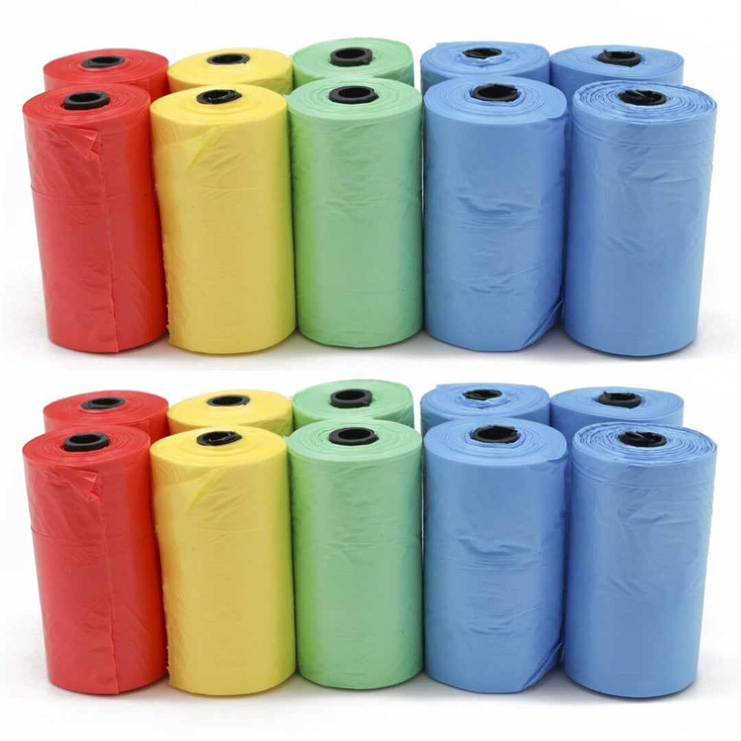 400pc Paws & Claws Doggy Clean Up Bags Garbage Poop Bag Pet Dog Waste Storage