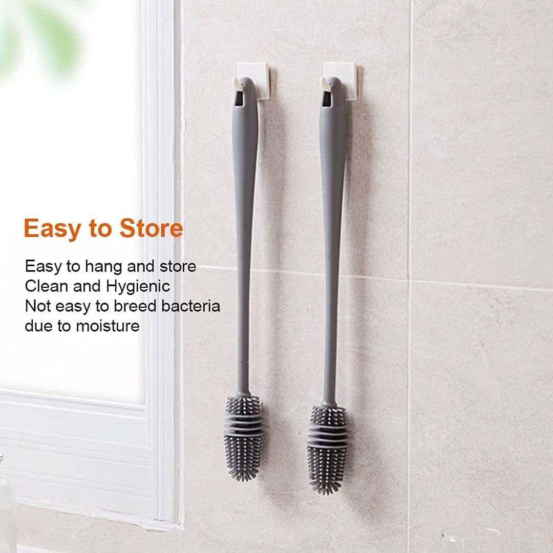 2 Pack Long Handle Silicone Water Bottle Brush Cleaner