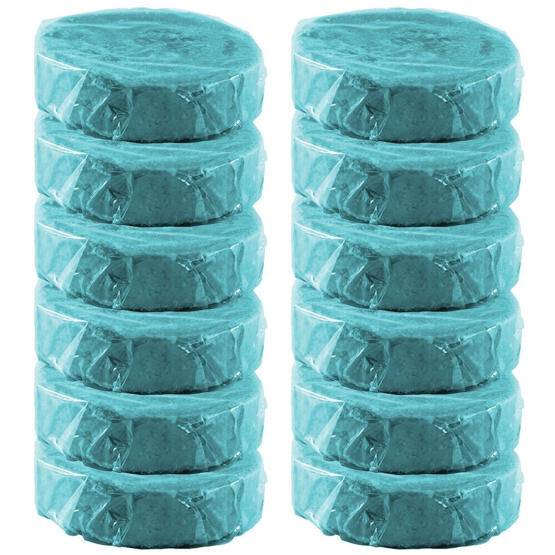 12pc Cleanstar Citrus Non-Para Large Deodorant Blocks/Tablets For Urinal Toilet