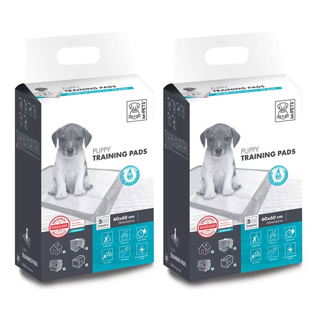 60x M-Pets Puppy/Dog Toilet 60cm Training Pads Indoor Pet Pee Absorbent Pad