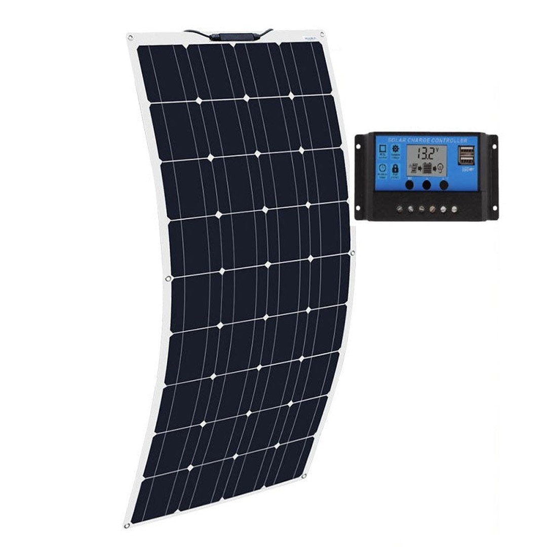 100W Solar Panel with Solar Controller