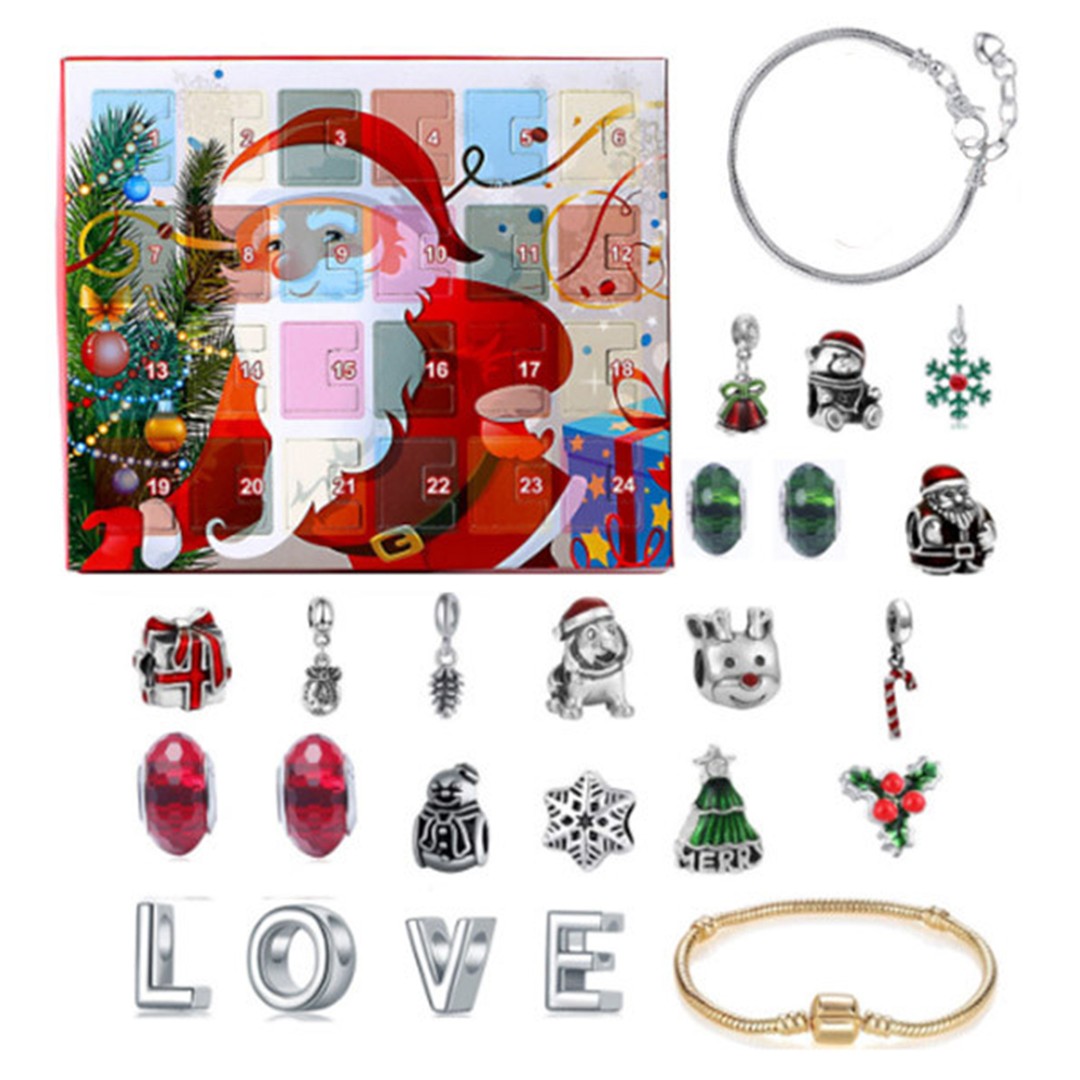 Advent Calendar Bracelets Girls 24 Days Christmas Countdown Calendar Advent Calendar Bracelets Girls 24 Days Christmas Countdown Calendar