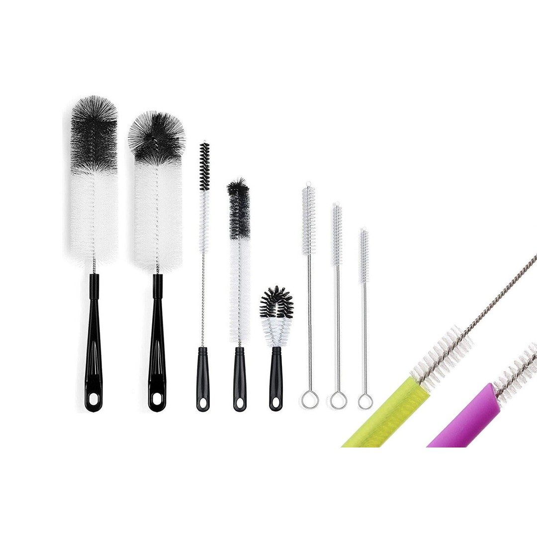 8-Piece Cup Bottle and Straw Brush Cleaning Set
