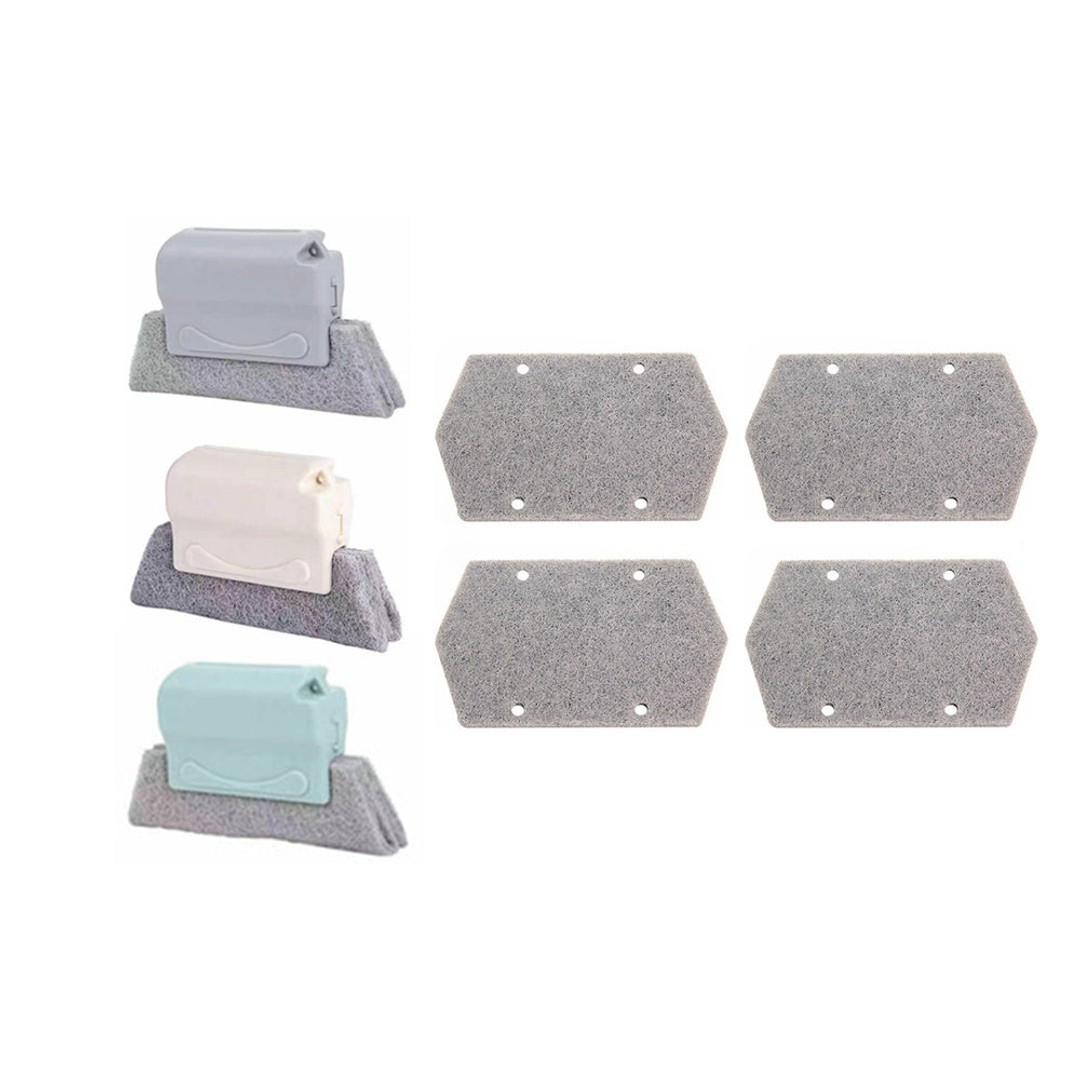 3-Piece Window Cleaning Brush with 4-Piece Cleaning Pads