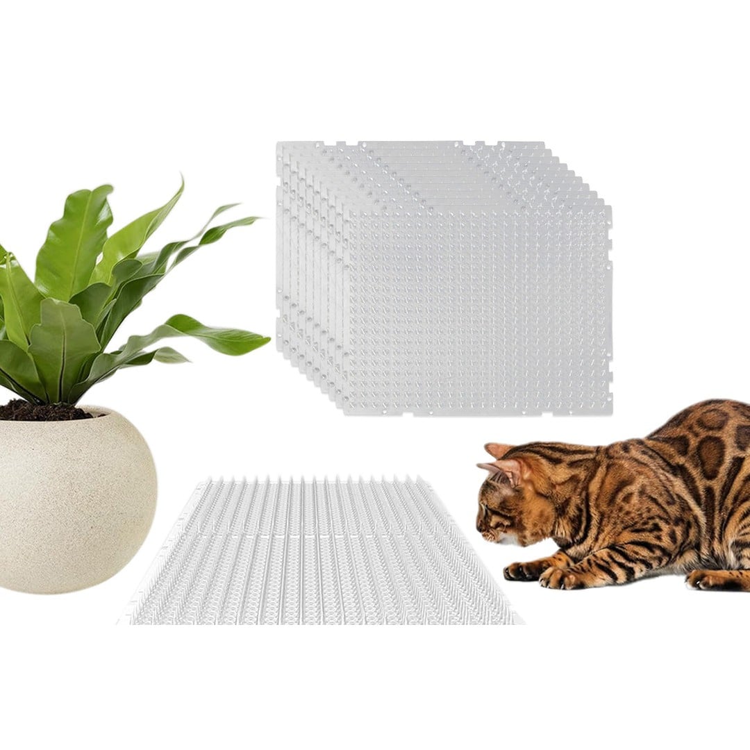 10PCS Cat Spike Mats Pet Training Mat Device Cat Deterrent Mat Set
