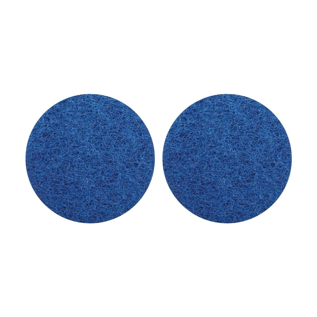 2PK Glomesh Regular Speed Cleaning Light Scrubbing Machine Floor Pad Blue 380mm