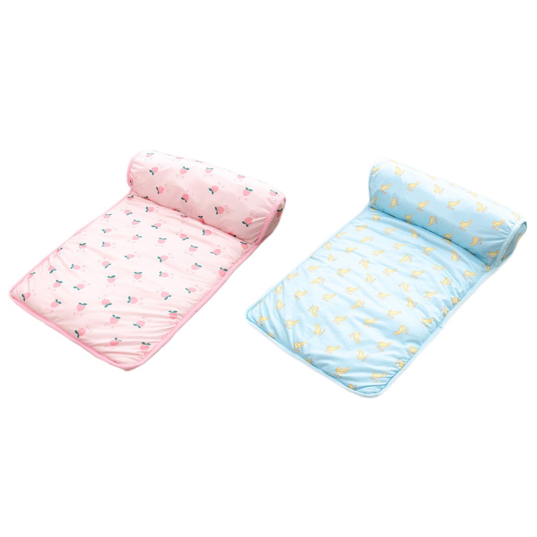 2pcs Pet Cooling Bed Bule and Pink Color
