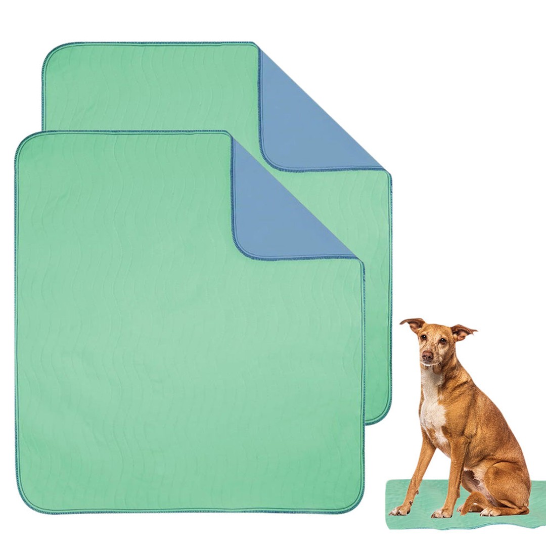 2Pcs Washable Underpads Waterproof Protective Pad for Pets Adults and Seniors