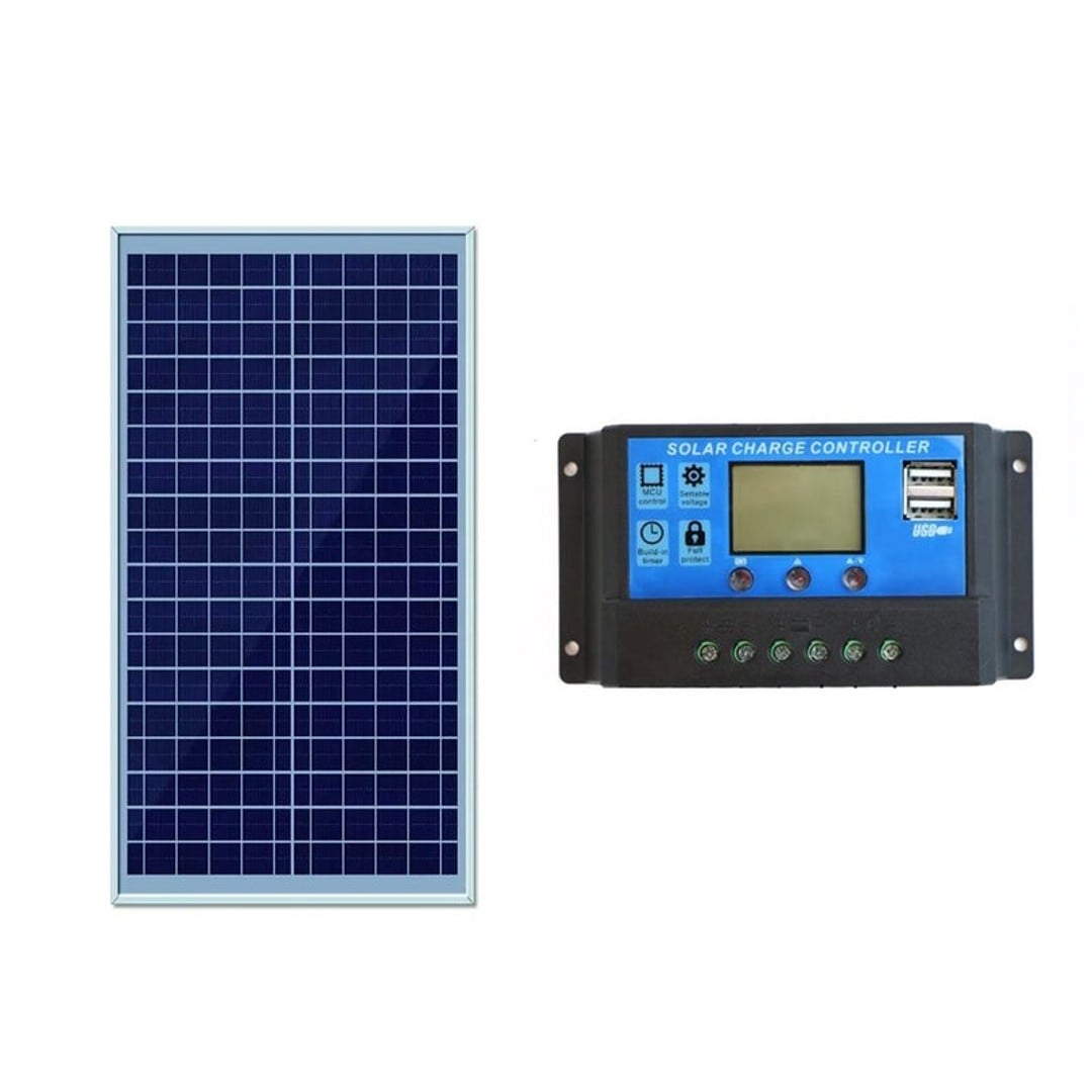 30W Solar Panel with Solar Controller