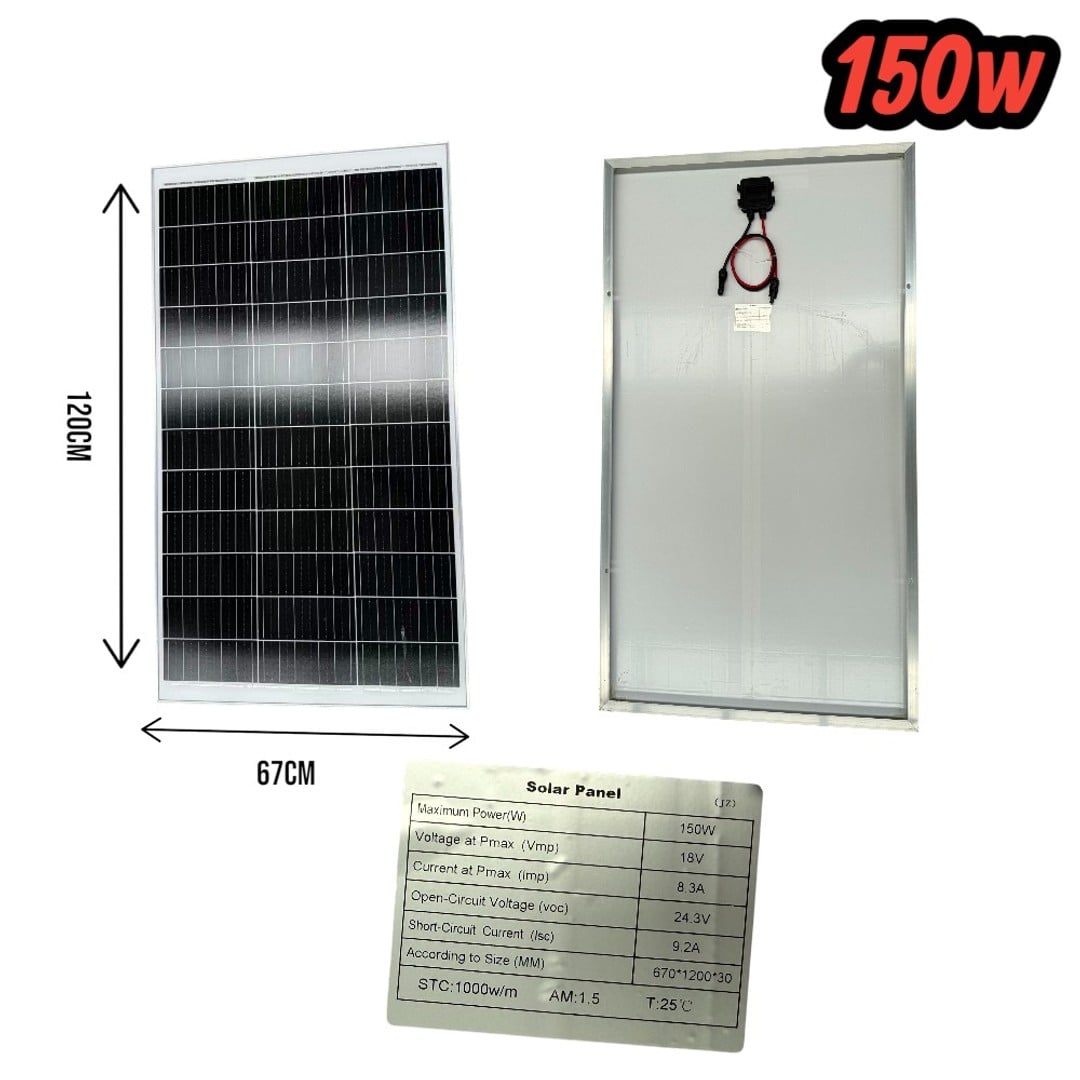 150W Monocrystalline Solar Panel