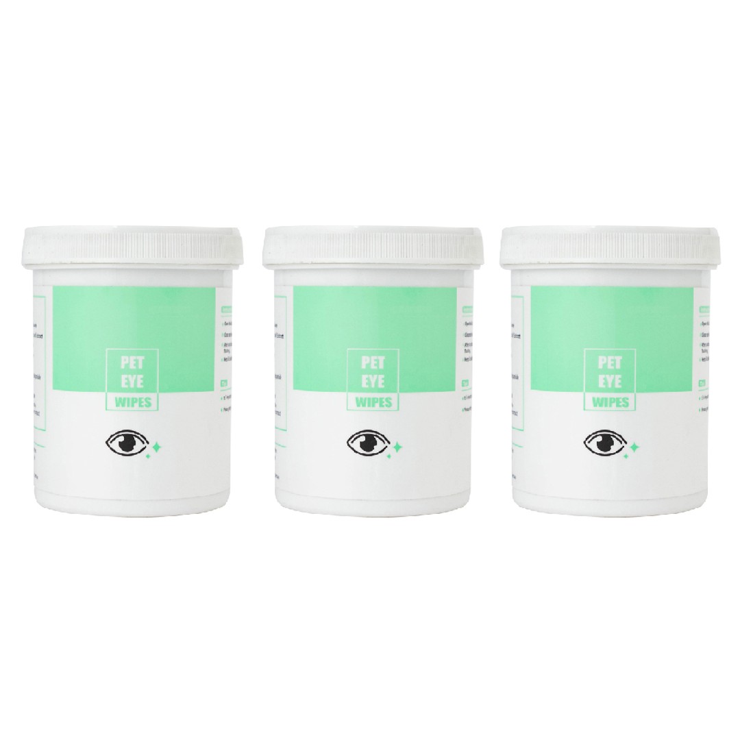 3x 150pc Zodiac Eyes Grooming/Cleaning Pet Dog/Cat Non-Toxic Stain Remover Wipes