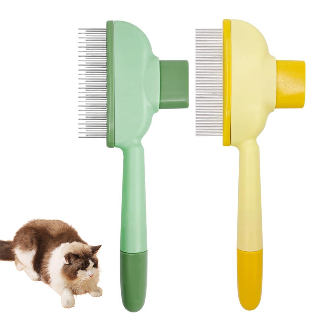 2Pcs Set Flea Combs for Cats Dogs Pet Grooming Brush for Hair Shedding