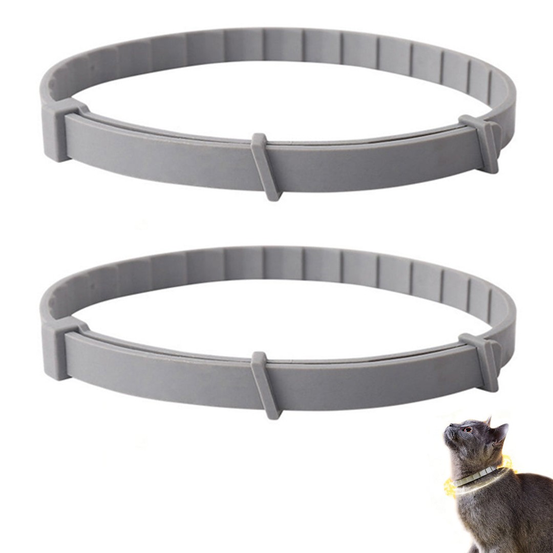 2Pcs Dog Collars Adjustable Tick Prevention Per Collar