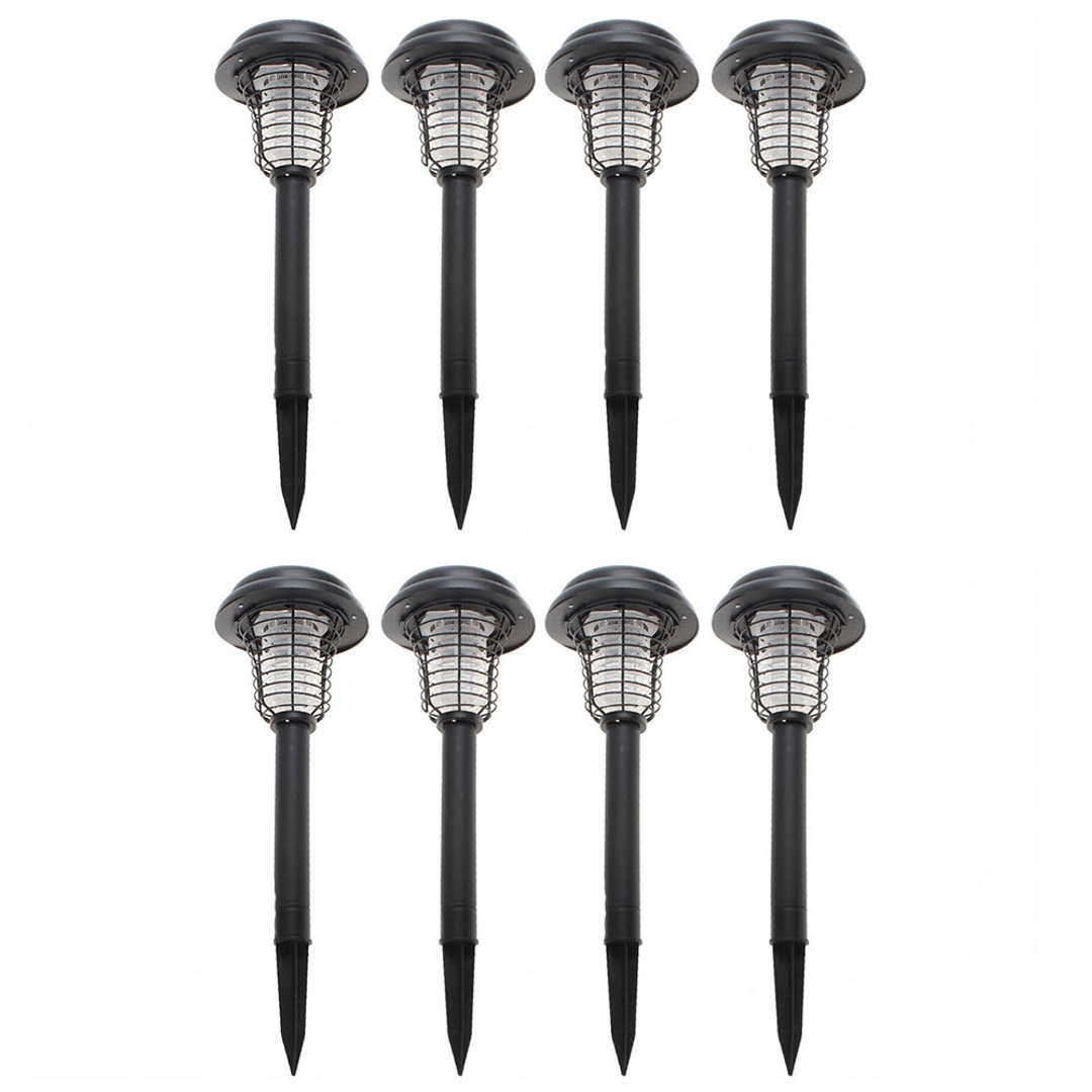 8PK Lenoxx Mosquito/Bugs Zapper/Killer Solar/LED Night Lamp/Light Outdoor Garden