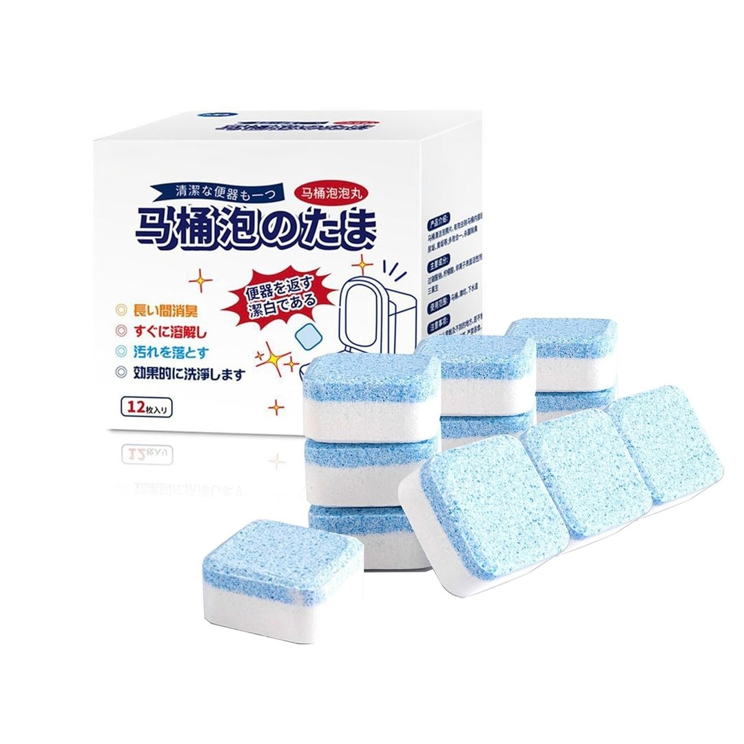 24Pcs Toilet Cleaning Effervescent Tablets Stain Deodorizer