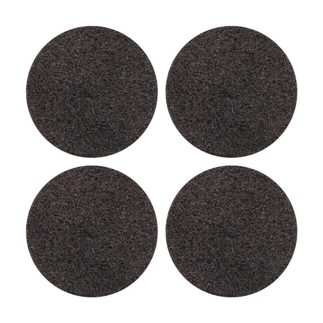 4PK Glomesh Regular Speed Stripping Machine Floor Pad Black 380mm
