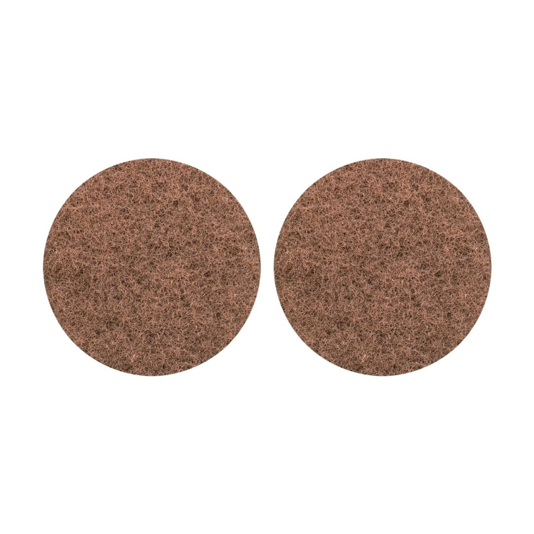 2PK Glomesh Regular Speed Polishing Machine Buffable Floor Pad Tan 400mm