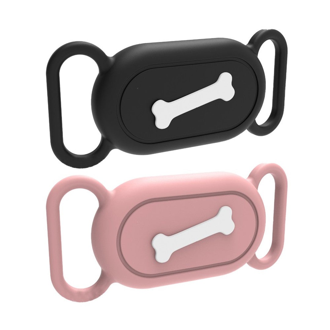 2Pcs Pet Cat Collar Holder Silicone Case for Samsung Galaxy SmartTag2 Style 3